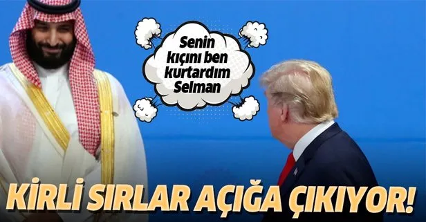 Trump, Prens Selman için ’Onun kıçını ben kurtardım’ dedi