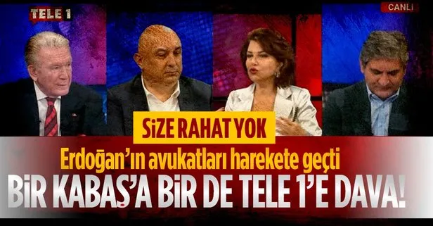 Başkan Erdoğan’dan Sedef Kabaş’a ve TELE 1 adına Fırat Sakar’a tazminat davası!