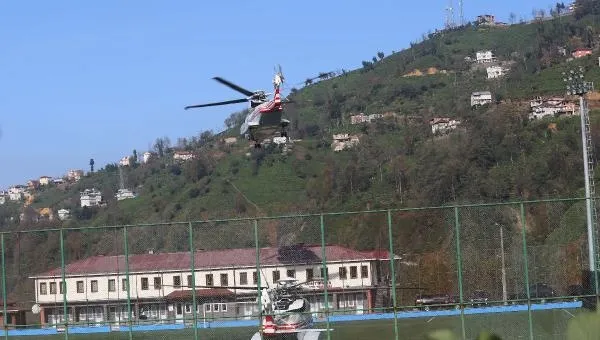 Cumhurbaşkanı Erdoğan, Ayder'i havadan inceledi-5