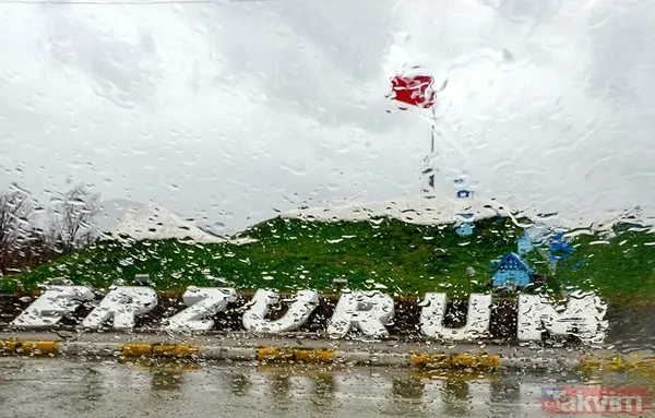 Erzurum Sağanak Uyası Meteoroloji 12. Bölge Müdürlüğü, Erzurum Ve Bölge Genelinde Havanın Parçalı Ve Çok Bulutlu, Aralıklı Yerel Sağanak Ve Gök Gürültülü...