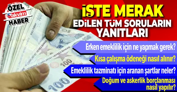 Emekli olmak isteyenler dikkat! Eğer bu şart yoksa tazminat alamazsınız!-1