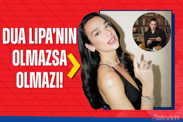 Dünyaca ünlü yıldız Dua Lipa’nın çantasından çıkanlar görenleri şaşkına çevirdi! Meğer sürekli yanında taşıyormuş... - 1