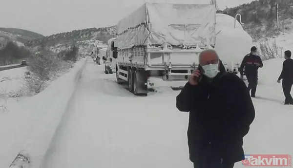 SON DAKİKA: Beyaz esaret! Balıkesir-Susurluk yolu saatlerdir kapalı - 46