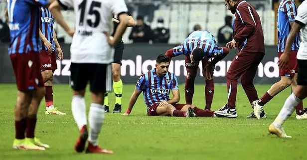 Bakasetas, Beşiktaş Trabzonspor maçında sakatlandı!