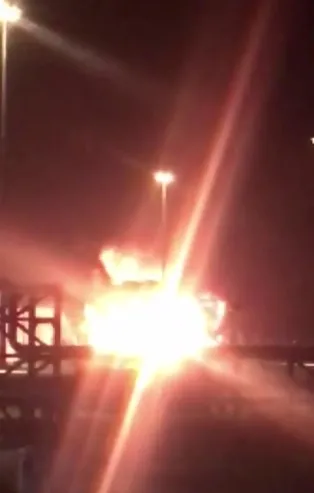 Son dakika: İzmir Aliağa'da gemi yangını