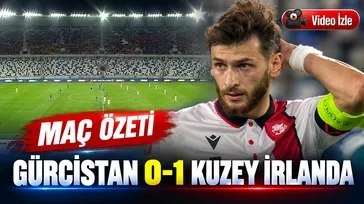 Gürcistan 0-1 Kuzey İrlanda | Maçın özet görüntüleri