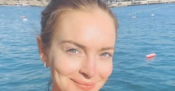 Türk kültürüne merak sardı! Tatil için Bodrum’a gelen dünyaca ünlü oyuncu Lindsay Lohan köy köy gezip...