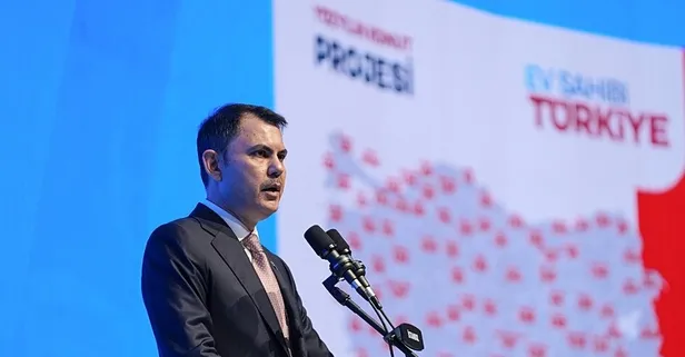 Bakan Kurum'dan asrın inşası açıklaması: "Saatte 23 günde 550 konut ürettik"