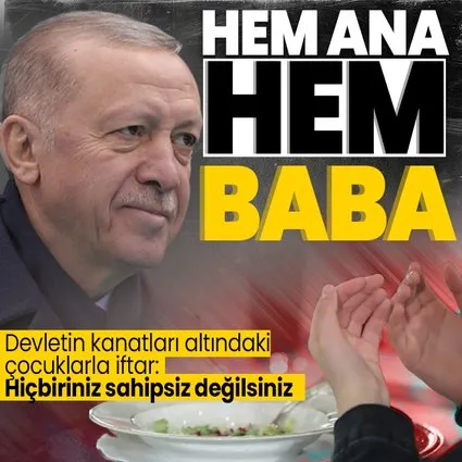 Başkan Erdoğan’dan çocuklarla iftar programında önemli açıklamalar