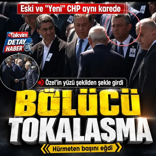 Eski ve Yeni CHP aynı karede! Kılıçdaroğlu ve Özelden bölünme sonrası ilk tokalaşma