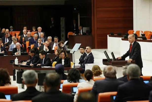 Başkan Erdoğan'dan TBMM'nin yeni yasama yılı açılışında önemli açıklamalar-12