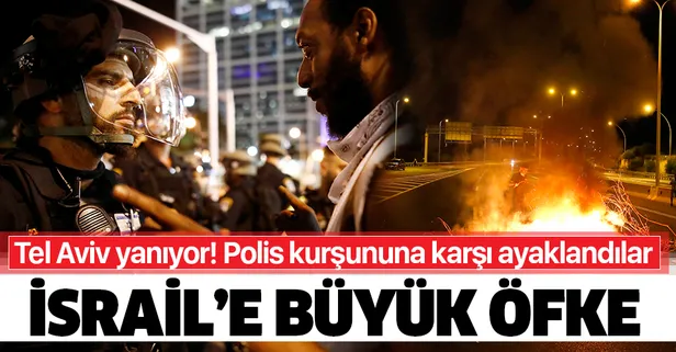 İsrail'de protesto: 47 polis yaralandı