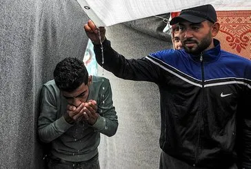 Gazze’ye 39 gün sonra yağmur!
