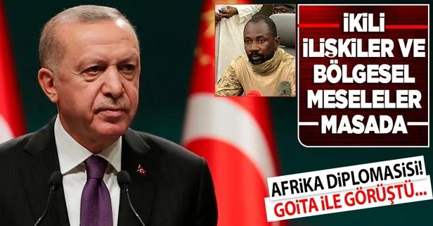 Son dakika: Başkan Recep Tayyip Erdoğan, Mali Geçiş Dönemi Devlet Başkanı Assimi Goita görüştü