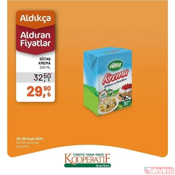 23-26 Ocak 2024 Tarım Kredi Kooperatif market fiyat listesi mest etti: Ayçiçek yağı, Peynir, süt, yumurta, kaşar fiyatları dibi gördü - 12