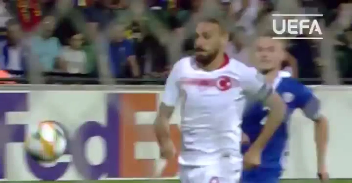 UEFA'dan Cenk Tosun paylaşımı