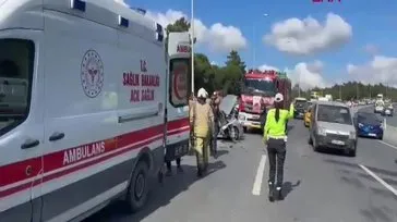 Şile Otoyolu'nda kaza: 4 yaralı