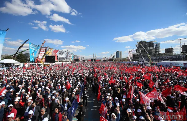 Cumhur İttifakı Ankara miting alanı saatler öncesinden doldu taştı - 19