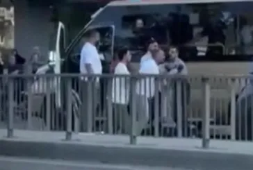 Minibüsçünün korna öfkesi