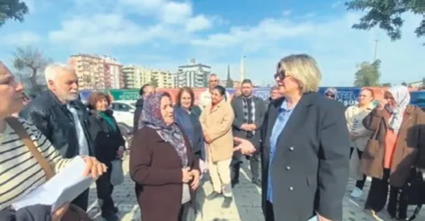 CHP'ye kentsel dönüşüm protestosu: Tarsus Belediyesi 5 yıldır çivi çakmadı