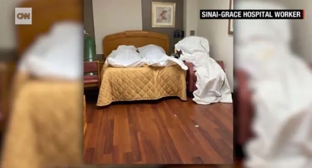 Son dakika: ABD'de şoke eden görüntüler! Cesetleri Boş Odalara Böyle Doldurdular-1