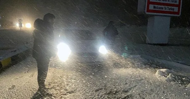 Balkanlar üzerinden gelen kar yağışı Edirne’den giriş yaptı | HAVA DURUMU