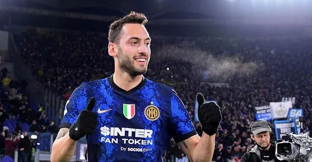 Hakan Çalhanoğlu’ndan Roma-Inter maçında geceye damga vuran gol!