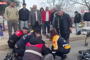 Ünye’de motosiklet kazası: 1 yaralı