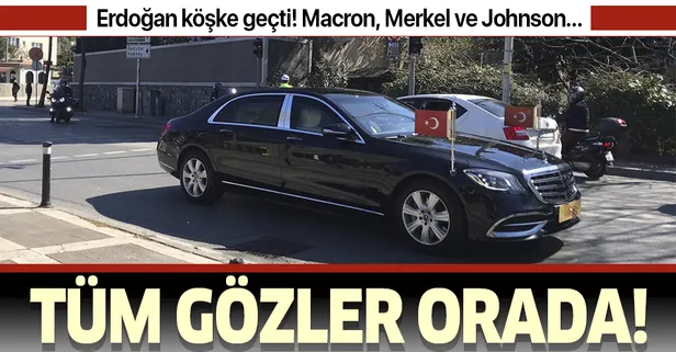 Son dakika: Başkan Erdoğan zirve öncesi Vahdettin Köşkü'ne geçti