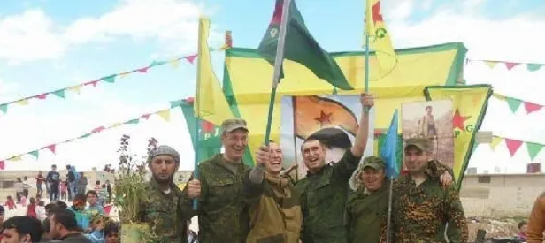 Ruslardan PKK'lılarla Nevruz kutlaması!