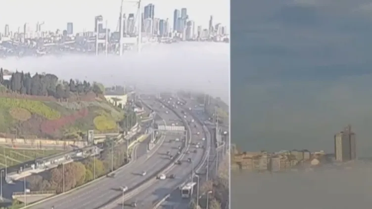 İstanbul Boğazı'nda sis etkili oluyor!