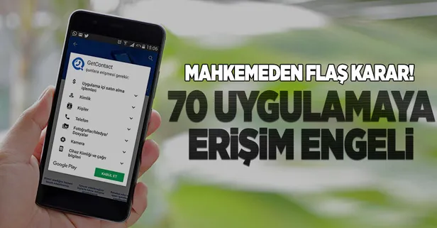 Mahkemeden 70 uygulamaya erişim engeli
