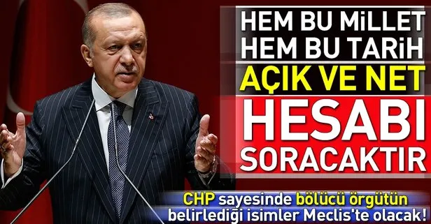 Cumhurbaşkanı Erdoğan: Millet hesap soracaktır