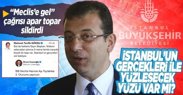 AK Parti’den CHP’li İBB Başkanı Ekrem İmamoğlu’na paylaşım sildirten ’Meclis’e gel’ çağrısı: İstanbul’un gerçekleri sizi bekliyor