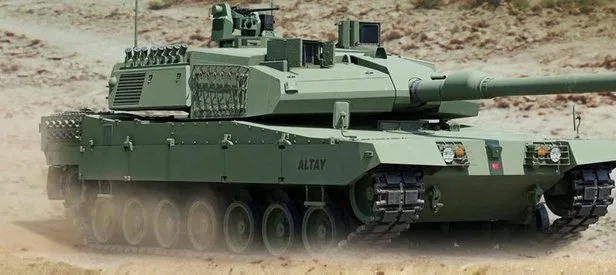 Altay tankına motor bulundu