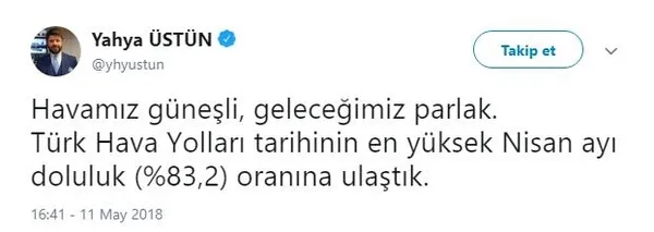 Türk Hava Yolları Nisan ayı yolcu ve kargo trafik sonuçlarını açıkladı-1