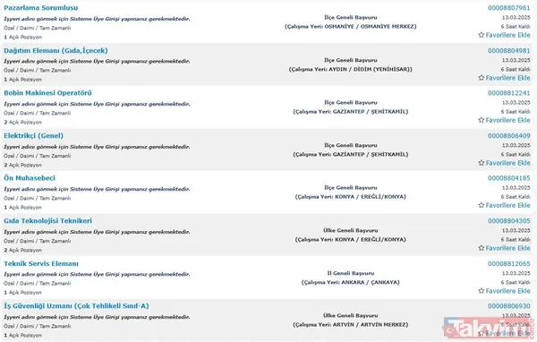 İlkokul, ortaokul ve lise mezunları başvurabilir! Türkiye genelinde 81 İlde 18.252 personel alımı - 4