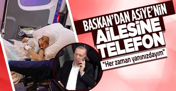 SON DAKİKA! Başkan Erdoğan pitbull saldırısına uğrayan Asiye’nin ailesiyle görüştü