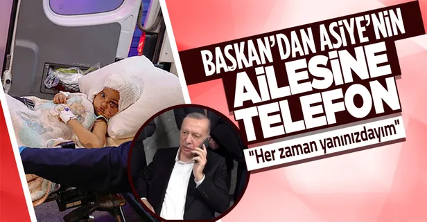 SON DAKİKA! Başkan Erdoğan pitbull saldırısına uğrayan Asiye'nin ailesiyle görüştü