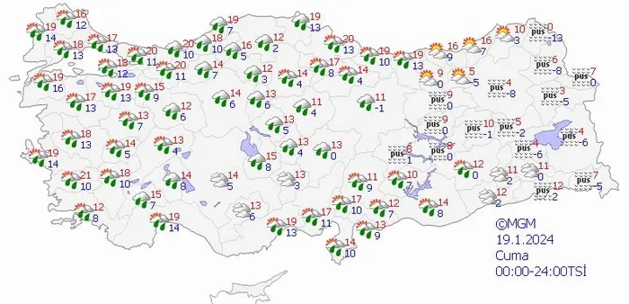 HAVA DURUMU | Türkiye'ye Afrika üzerinden yeni dalga geliyor! Tarih netleşti! Önce ılık sonra soğuk! Meteoroloji Marmara Bölgesi için alarm verdi-19