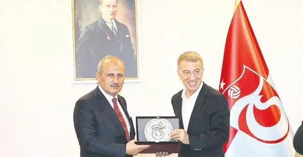 Bakan Turhan, Trabzonspor’u ziyaret etti