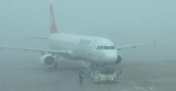 Son dakika: Sabiha Gökçen'de seferlere sis engeli