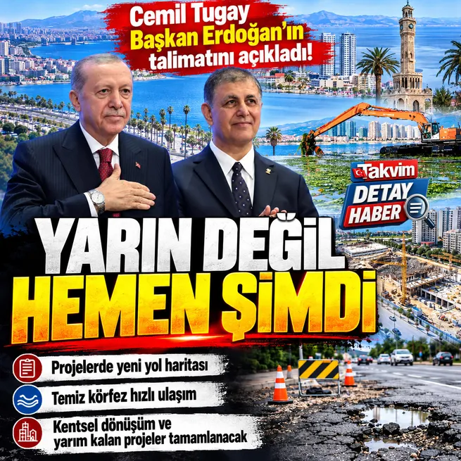 AK Partiye geçen Cemil Tugaydan İzmire yatırım mesajı! Başkan Erdoğanın talimatını açıkladı