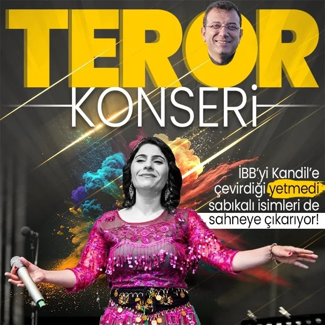 CHPli Ekrem İmamoğlundan yeni skandal! İBByi terör yuvası haline getirdi yetmedi terörseviciye konser verdirdi! Rojda Şenses vatandaşın parasıyla sahnede