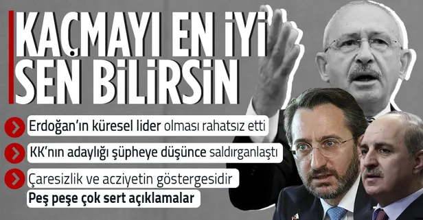 CHP Genel Başkanı Kemal Kılıçdaroğlu'nun FETÖ ağzıyla yaptığı iftiraya peş peşe sert tepkiler geldi