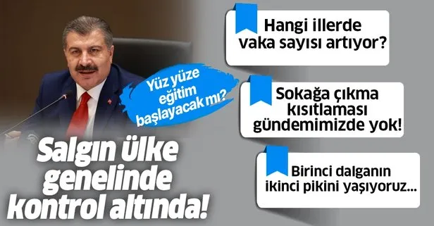 Son Dakika O Illerde Koronavirus Vaka Sayisinda Dusus Oldugu Aciklandi Son Dakika Milliyet