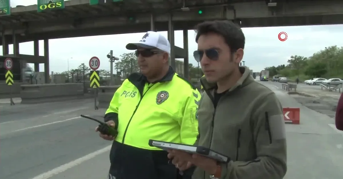 İstanbul trafiğinde drone ile denetim