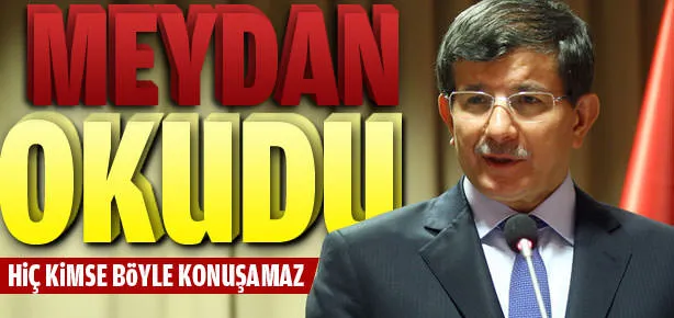 Davutoğlu sert konuştu