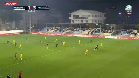 GOL İZLE: Menemen 1 - 3 Ankaragücü