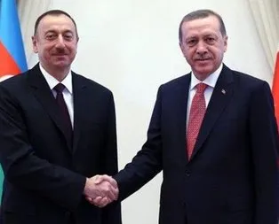 Cumhurbaşkanı Erdoğan, Aliyev ile görüştü